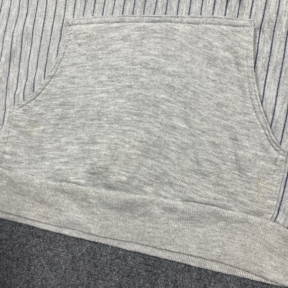 Vintage 80s Nike Quarter Zip Pullover Hoodie Gray Womens Medium 0898 - Picture 6 of 10